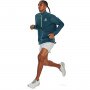 Męska kurtka do biegania Under Armour UA RUN ANYWHERE PULLOVER - turkusowa