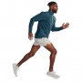 Męska kurtka do biegania Under Armour UA RUN ANYWHERE PULLOVER - turkusowa