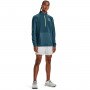 Męska kurtka do biegania Under Armour UA RUN ANYWHERE PULLOVER - turkusowa