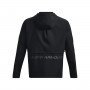 Męska kurtka do biegania Under Armour UA Launch Hooded Jacket - czarna