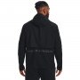 Męska kurtka do biegania Under Armour UA Launch Hooded Jacket - czarna