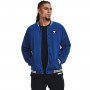 mini: Męska kurtka przejściowa Under Armour Project Rock Mesh Varsity Jacket - niebieska (1)