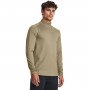 Męski longsleeve taktyczny Under Armour Tac Mock CGI Base - brązowy