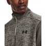 Męski longsleeve treningowy UNDER ARMOUR UA Armour Fleece Twist QZ - brązowy