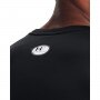 Męski longsleeve treningowy UNDER ARMOUR UA CG Armour Fitted Crew - czarny