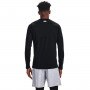 Męski longsleeve treningowy UNDER ARMOUR UA CG Armour Fitted Crew - czarny