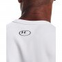 Męski longsleeve treningowy UNDER ARMOUR UA CG Armour Fitted Crew - biały