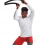 Męski longsleeve treningowy UNDER ARMOUR UA CG Armour Fitted Crew - biały