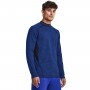 UNDER ARMOUR Męski longsleeve treningowy Under Armour UA CG Armour Twist Mock  niebieski Niebieski