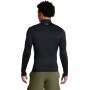 Męski longsleeve treningowy Under Armour UA Cg Elite Mock - czarny
