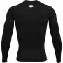 Męski longsleeve treningowy UNDER ARMOUR UA HG Armour Comp LS - czarny