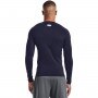 Męski longsleeve treningowy UNDER ARMOUR UA HG Armour Comp LS - granatowy