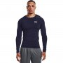 UNDER ARMOUR Męski longsleeve treningowy UNDER ARMOUR UA HG Armour Comp LS  granatowy Granatowy
