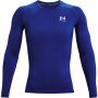 Męski longsleeve treningowy UNDER ARMOUR UA HG Armour Comp LS - niebieski
