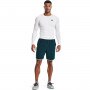Męski longsleeve treningowy UNDER ARMOUR UA HG Armour Comp LS - biały