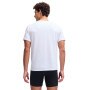 mini: Męski t-shirt bez nadruku (2-pack) Under Armour Performance - biały (2)