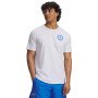 mini: Męski t-shirt z nadrukiem Under Armour UA Armour Club - biały (1)