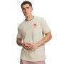 Obrazek dla: UNDER ARMOUR Męski tshirt z nadrukiem Under Armour UA Defy The Elements  beżowy Beżowy
