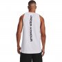 Męski top treningowy Under Armour UA Zone Tank - biały