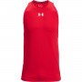 Męski top treningowy Under Armour UA Zone Tank - czerwony