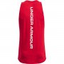 Męski top treningowy Under Armour UA Zone Tank - czerwony