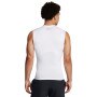 Męski top treningowy Under Armour UA HG Armour Comp SL - biały