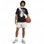 Męskie spodenki do koszykówki Under Armour Curry Woven Short - białe 