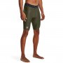 UNDER ARMOUR Męskie spodenki treningowe Under Armour HeatGear Pocket Long Shorts  khaki Zielony