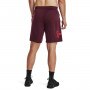 Męskie spodenki treningowe Under Armour Tech Graphic Short - bordowe