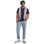 mini: Męskie spodnie dresowe joggery Under Armour UA Rival Lightweight - niebieskie (1)