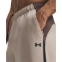 mini: Męskie spodnie dresowe joggery Under Armour UA Unstoppable Flc Joggers - beżowe (4)