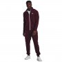 Męskie spodnie treningowe Under Armour Sportstyle Tricot Jogger - bordowe
