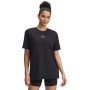 Damski t-shirt z nadrukiem Under Armour Project Rock Campus T - czarny