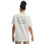 Damski t-shirt z nadrukiem Under Armour Project Rock Campus T - biały