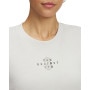 Damski t-shirt z nadrukiem Under Armour Project Rock Campus T - biały
