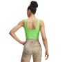 Damski top treningowy Under Armour Project Rock Fitted Bra Tank - zielony 