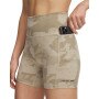 Damskie spodenki treningowe Under Armour Project Rock Middy Short - beżowe