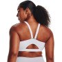 Biustonosz treningowy Under Armour UA SmartForm Evolution Mid - biały