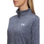 mini: Damski longsleeve treningowy Under Armour Tech 1/2 Zip- Twist - szary (3)
