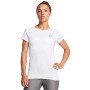 UNDER ARMOUR Damska koszulka treningowa Under Armour Tech Mesh SS  biała Biały