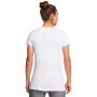 Damska koszulka treningowa Under Armour Tech Mesh SS - biała