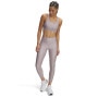 UNDER ARMOUR Damskie legginsy treningowe Under Armour Tech Print Panel Ankle  beżowe Beżowy