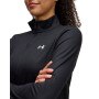 Damski longsleeve treningowy Under Armour Tech Rib 1/2 Zip - czarny