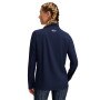 Damski longsleeve treningowy Under Armour Tech Rib 1/2 Zip - granatowy