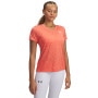 UNDER ARMOUR Damska koszulka treningowa Under Armour Tech SSV Twist  pomarańczowa Pomarańczowy