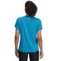 Damska koszulka treningowa Under Armour Tech Textured SSC - niebieska