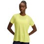 UNDER ARMOUR Damska koszulka treningowa Under Armour Tech Textured SSC  żółta żółty