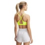 Biustonosz treningowy Under Armour UA Crossback Low Bra - żółty