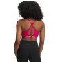 Biustonosz treningowy Under Armour UA Crossback Low Bra - różowy