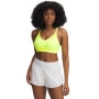 Biustonosz treningowy Under Armour UA Crossback Low Bra - żółty